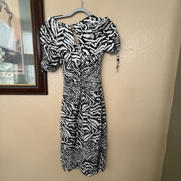 All Saints Animal Print Dress Size 00 - Picture 6 of 7